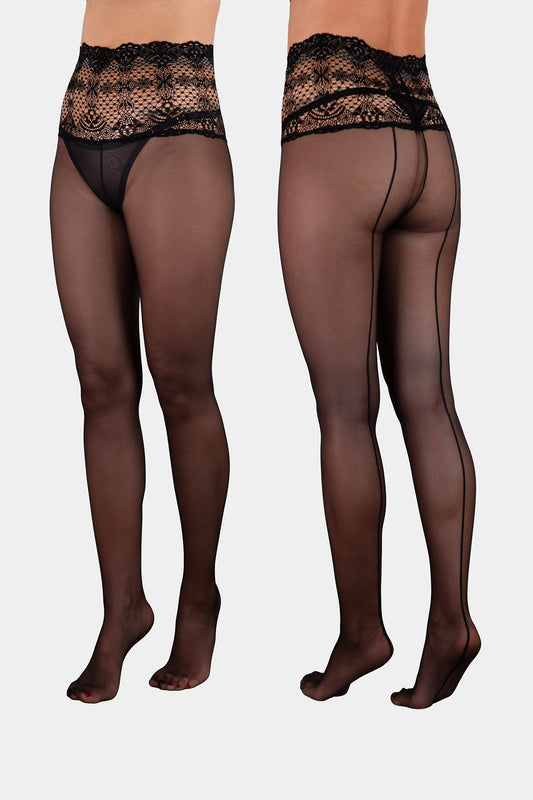 TIGHTS - ELITA - BLACK