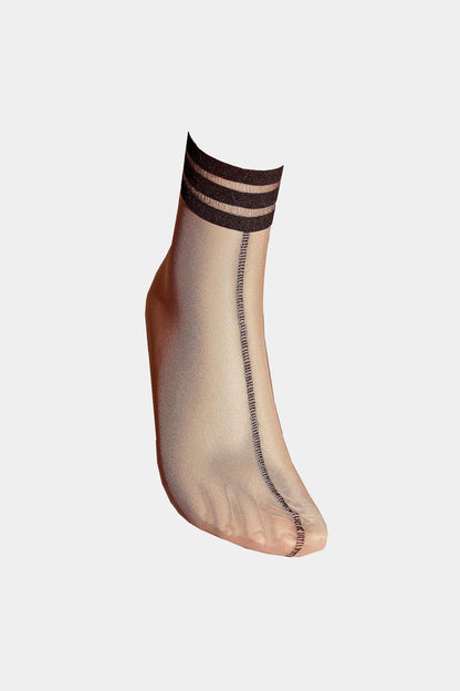 SOCKS - ELITA - COFFEE