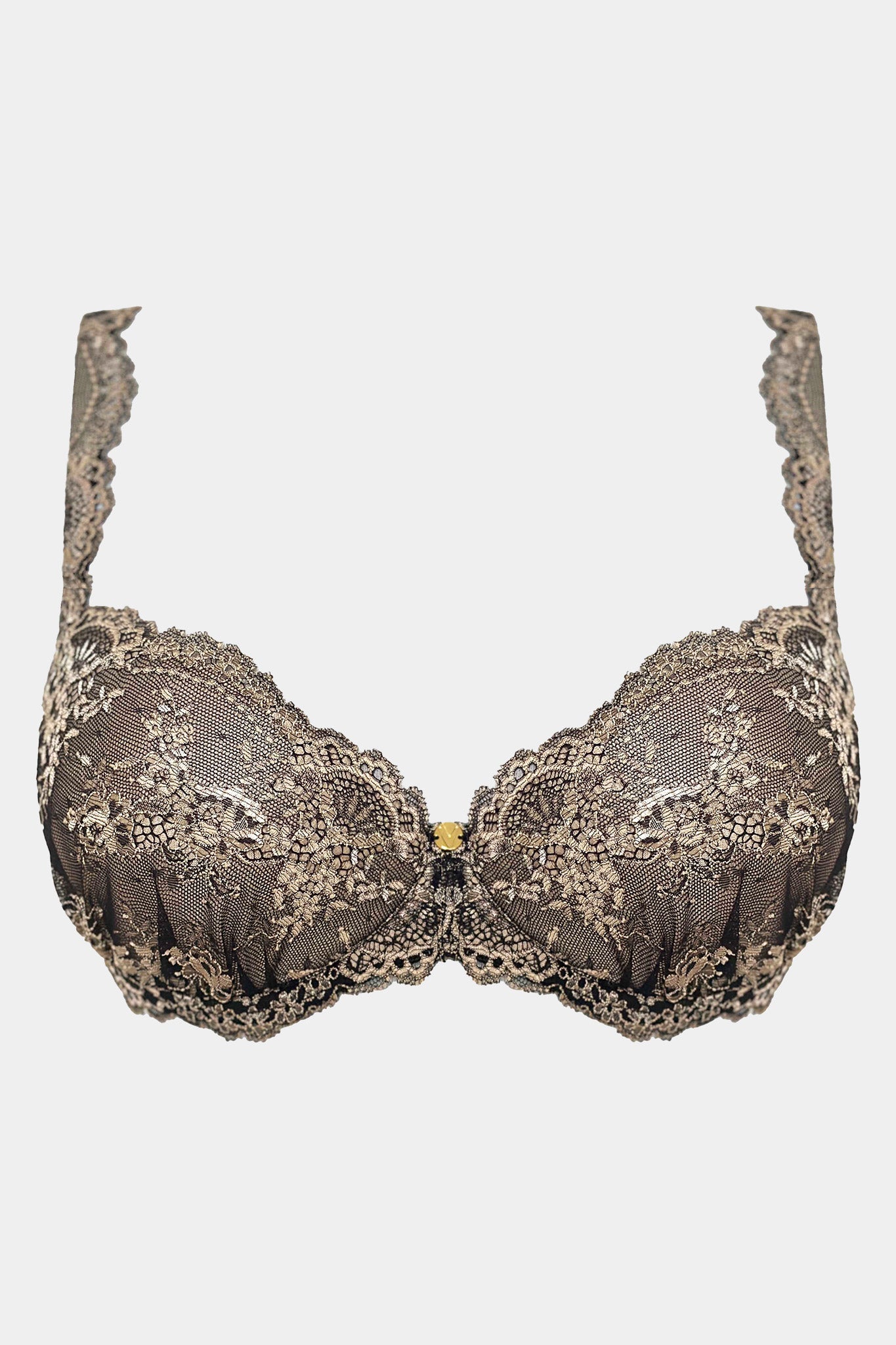 Ester - Black - Push-up bra with removable foam pads