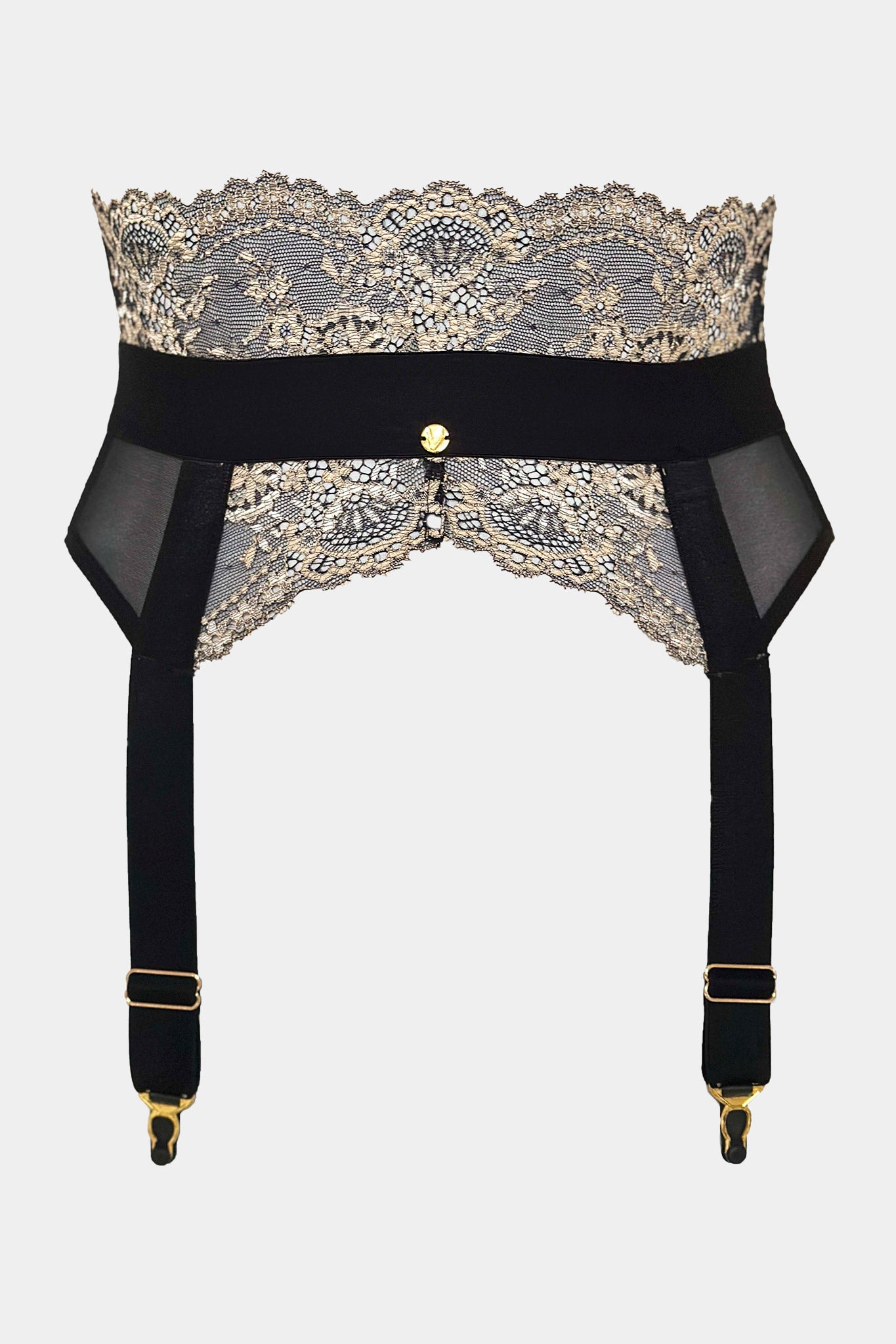 SUSPENDER BELT - ESTER - BLACK
