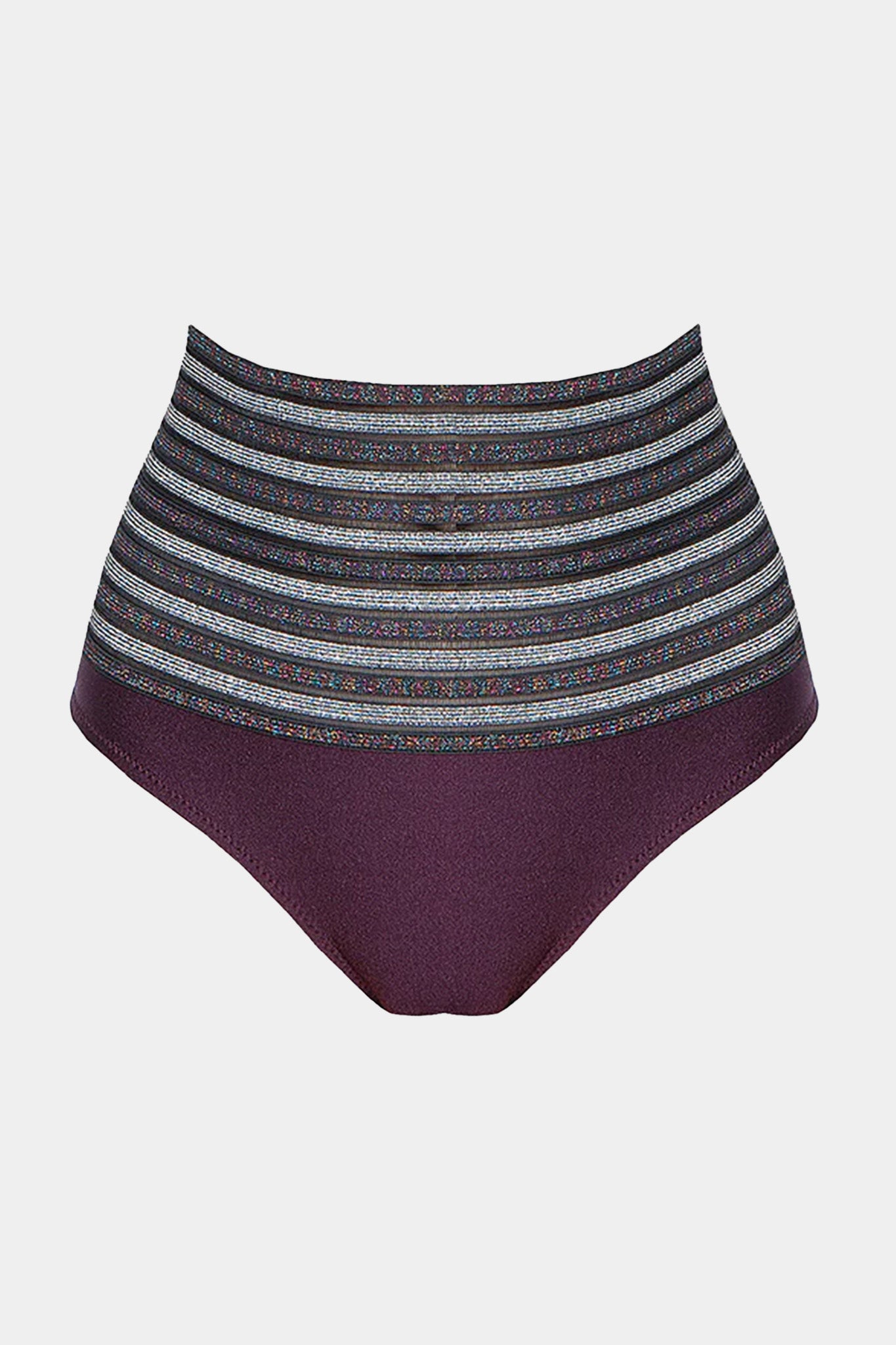 Hoch taillierter Slip SWIM - FLORENCE - BORDO