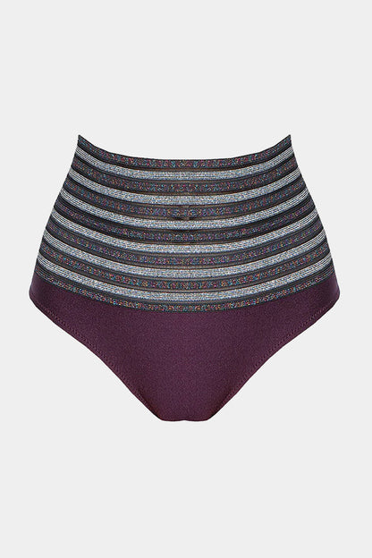 Hoch taillierter Slip SWIM - FLORENCE - BORDO