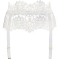 Versailles - Milk - Suspender belt for stockings