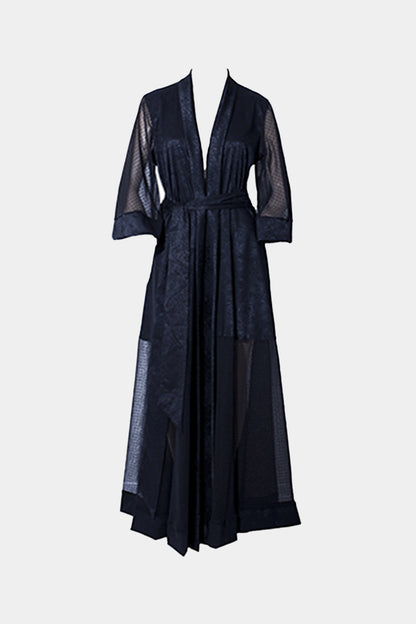 KIMONO LONG - HENRIETTA - BLACK
