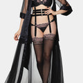 HENRIETTA - BLACK - KIMONO