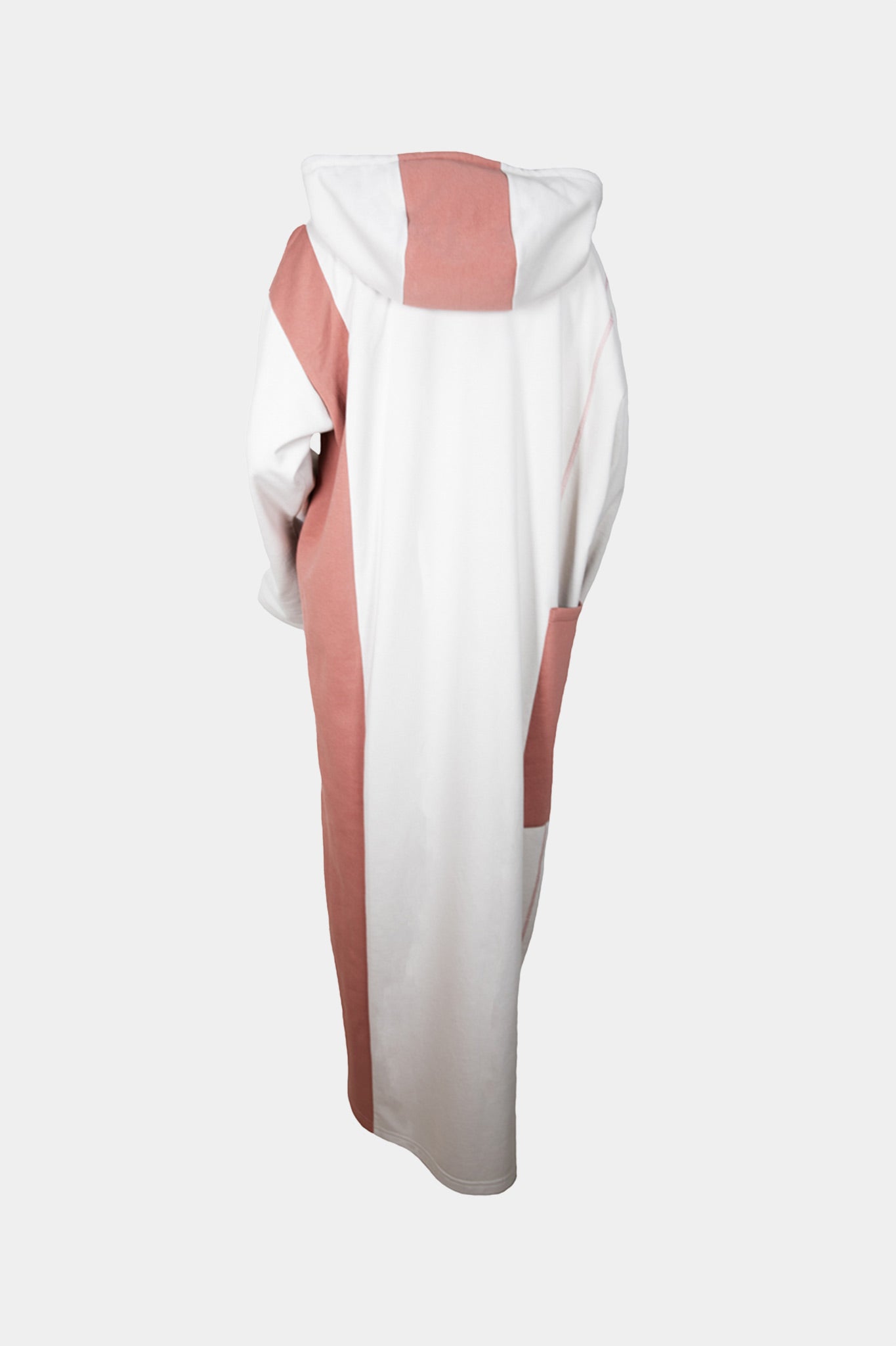DRESS - HOODY - BEIGE/PINK