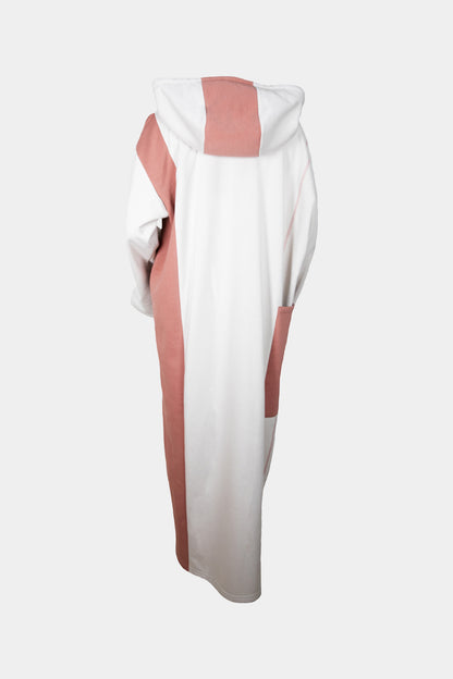DRESS - HOODY - BEIGE/PINK