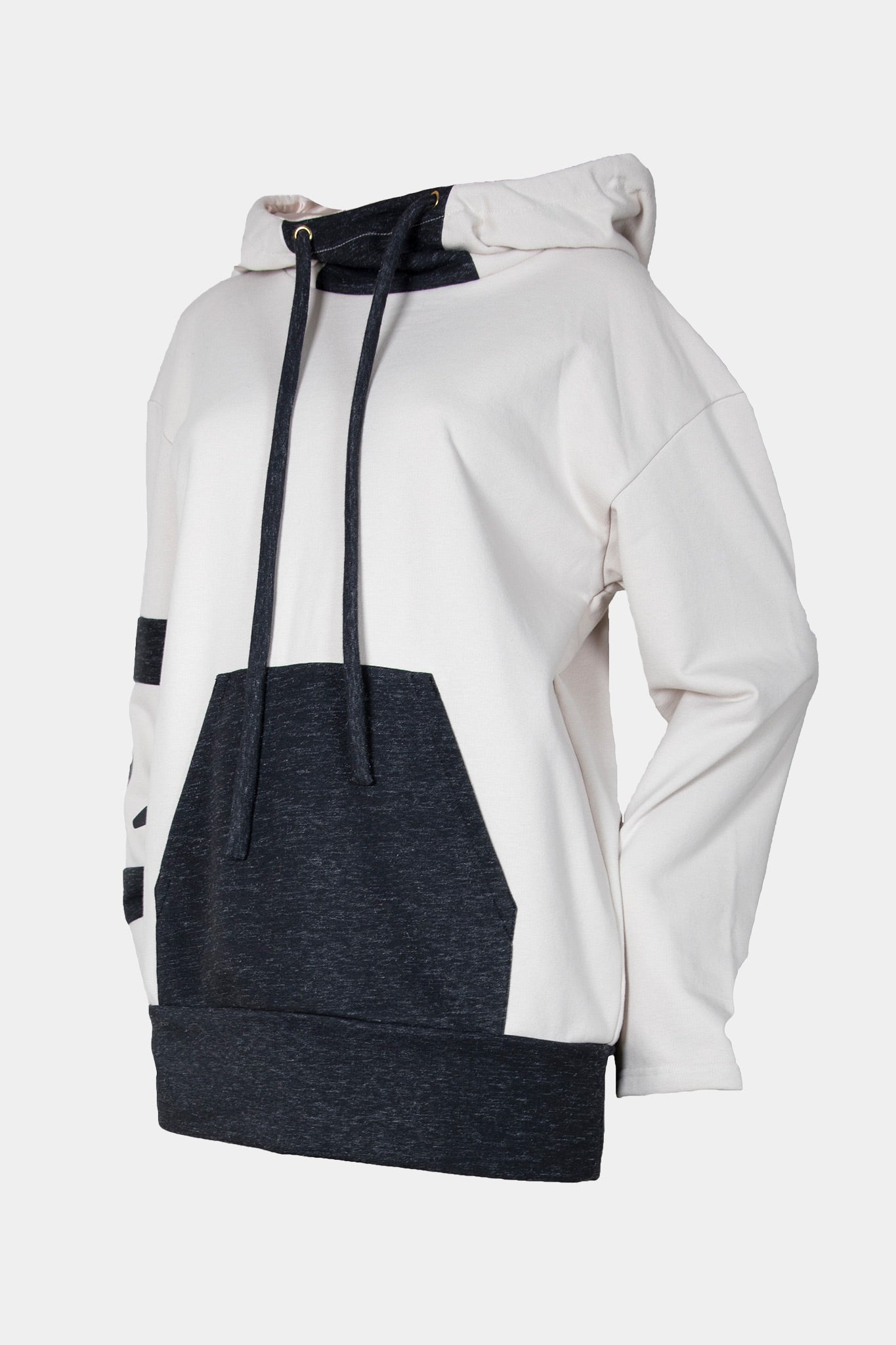 HOODY - HOODY - BEIGE/GREY