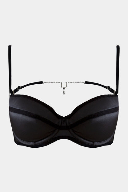 PUSH-UP BRA - ISADORA - BLACK