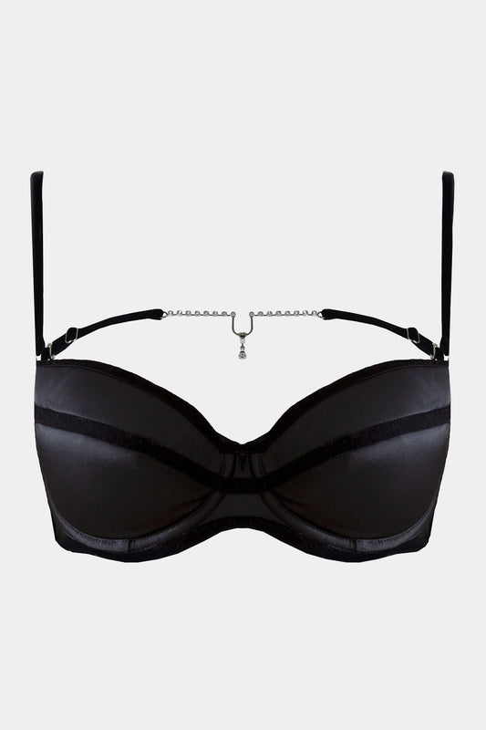 PUSH-UP BRA - ISADORA - BLACK