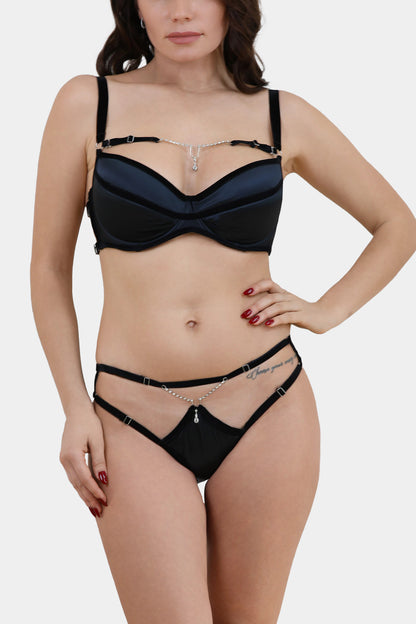 PUSH-UP BRA - ISADORA - BLACK