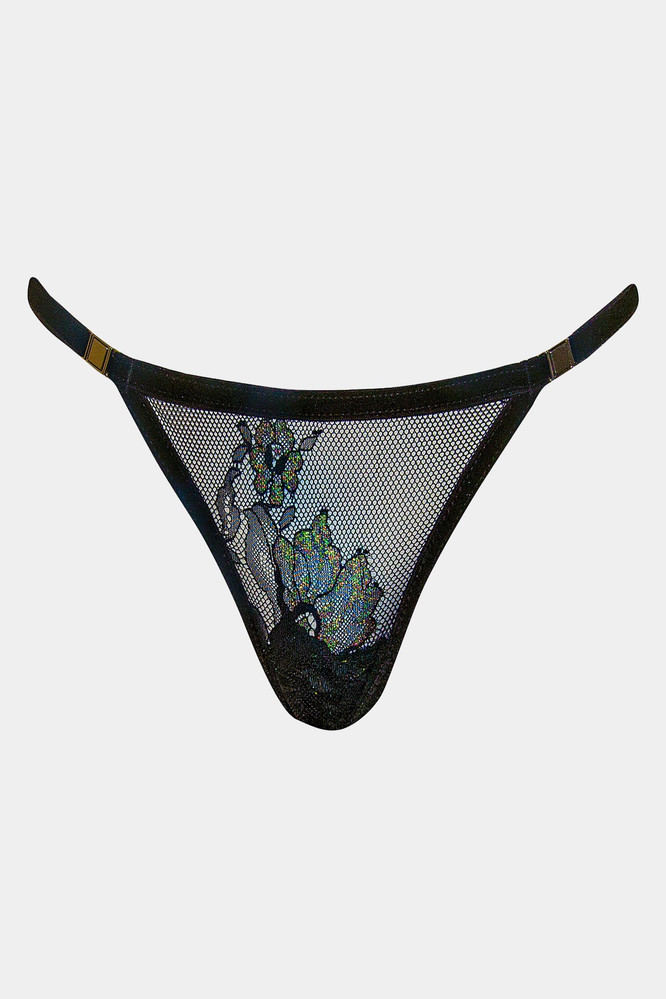 JACQUELINE - BLACK/GREEN - HIPSTER