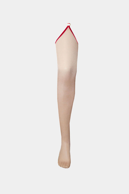 STOCKINGS - JACQUELINE - COFFEE RED