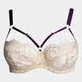 JACQUELINE - MILK/BORDO - BRA SOFT