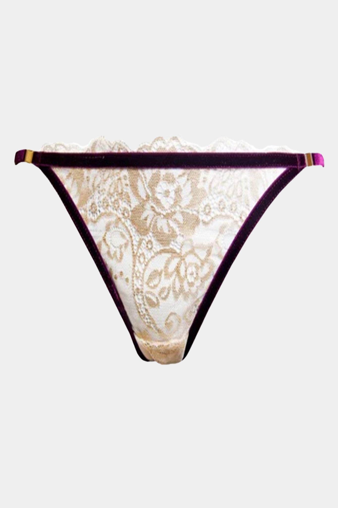 JACQUELINE - MILK/BORDO - STRING