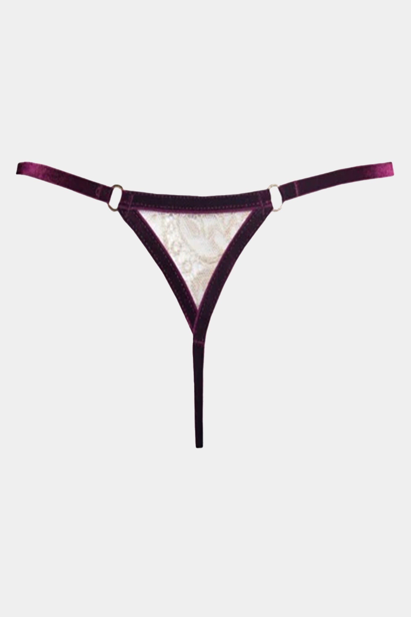 STRING - JACQUELINE - MILK/BORDO