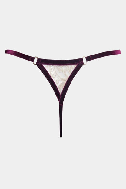 STRING - JACQUELINE - MILK/BORDO