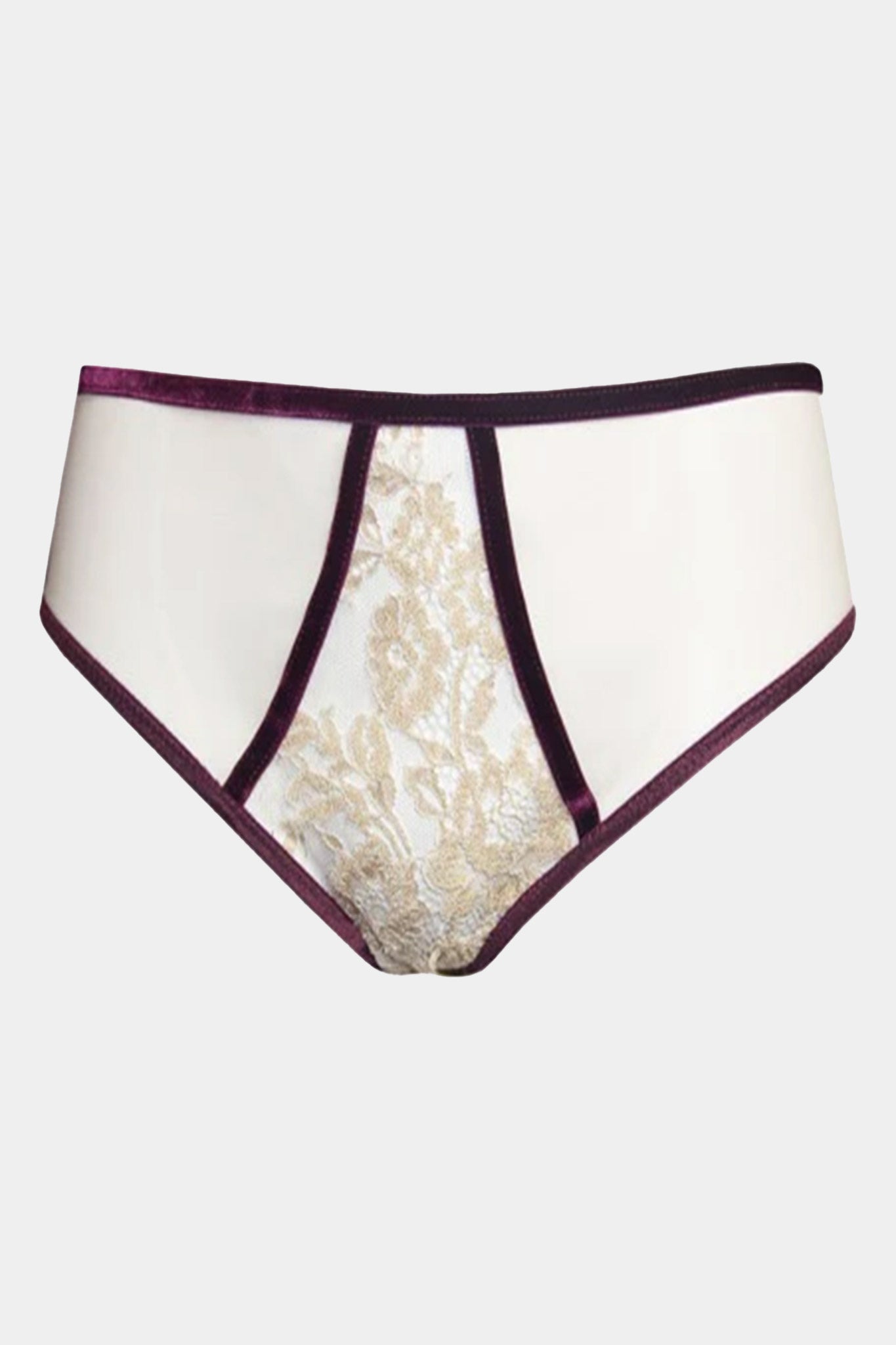 JACQUELINE - MILK/BORDO - PANTY