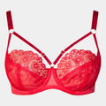 JACQUELINE - RED - BRA SOFT