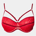 JACQUELINE - RED - BRA PUSH-UP