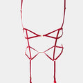 Jacqueline  - Red - Garter belt