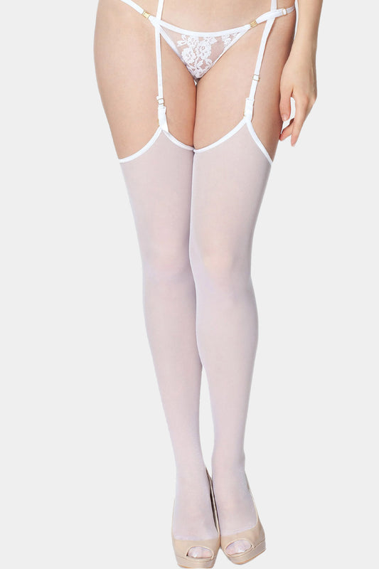 STOCKINGS - JACQUELINE - WHITE GOLD