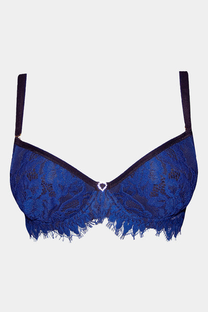 PUSH-UP BRA - LABELIA - BLUE