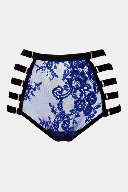 HIGH-WAIST PANTY - LABELIA - BLUE