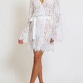 Versailles - Milk - Gorgeous kimono made out of exclusive eyelases lace