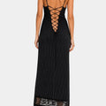 Elegant dress crafted from elastic satin