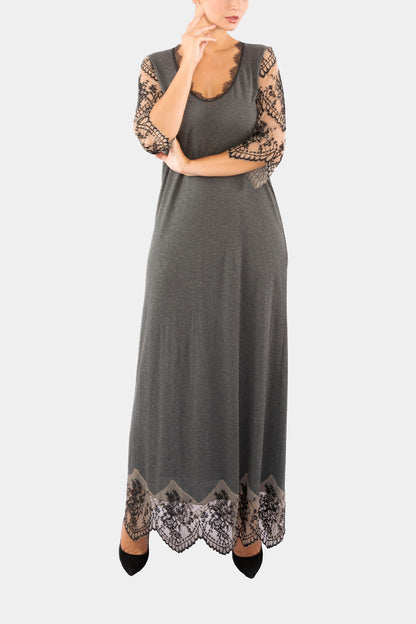 DRESS - MANON - DARK/GREY