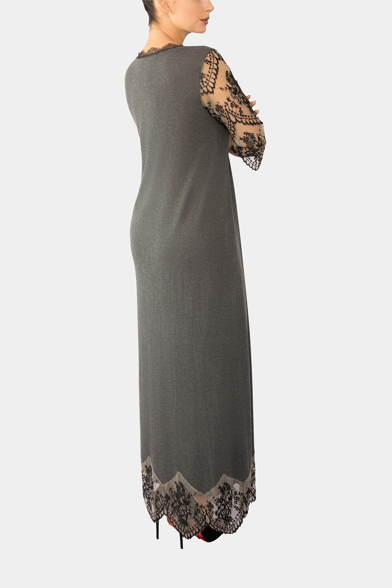 DRESS - MANON - DARK/GREY
