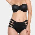 Noelle - Black - High-waist panties