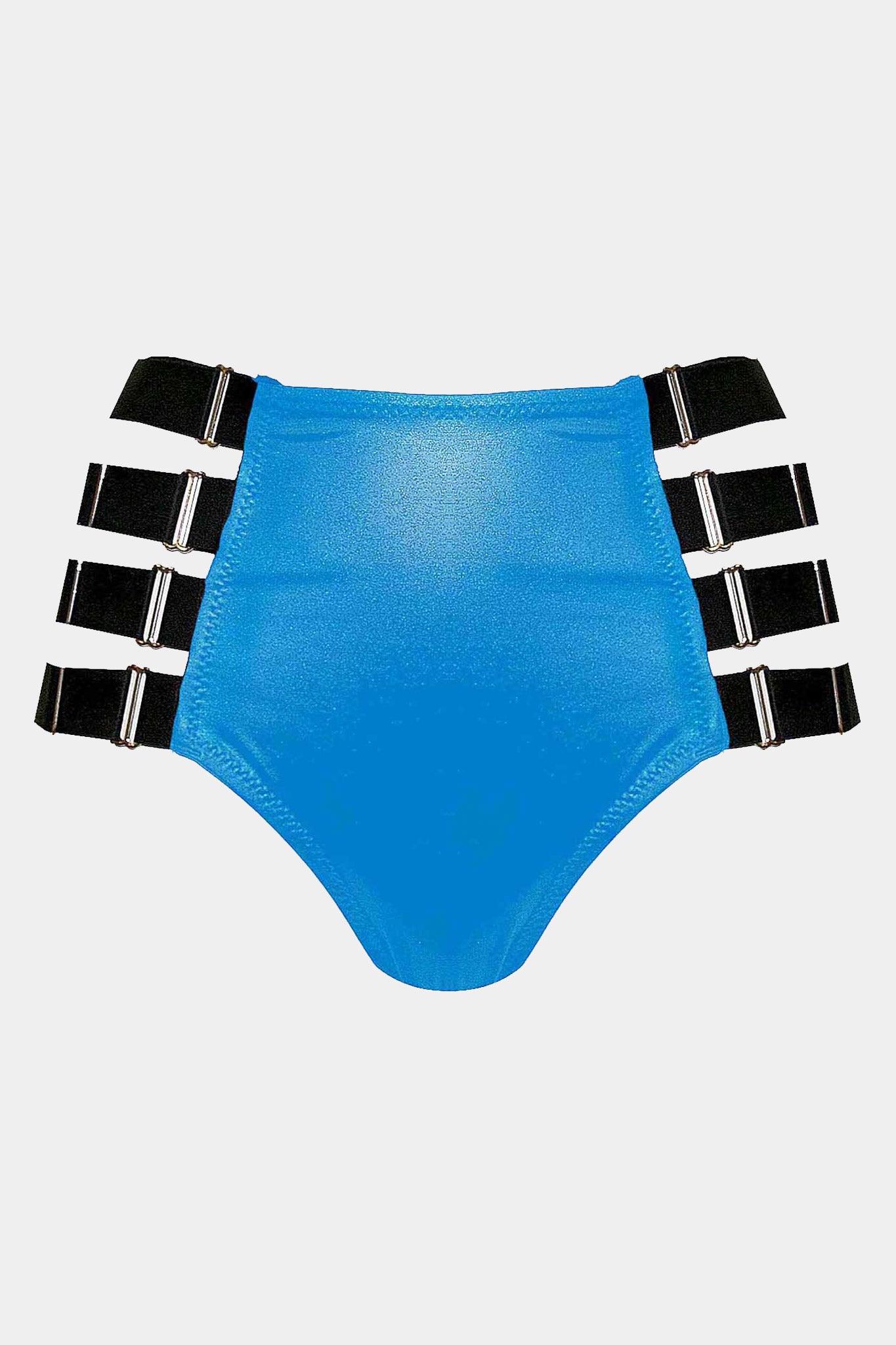 HIGH WAISTED PANTY SWIM - NOELLE - BLUE