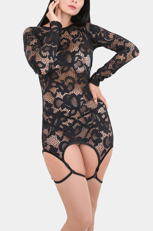 OBSESSION - BLACK -BODY FOR STOCKINGS