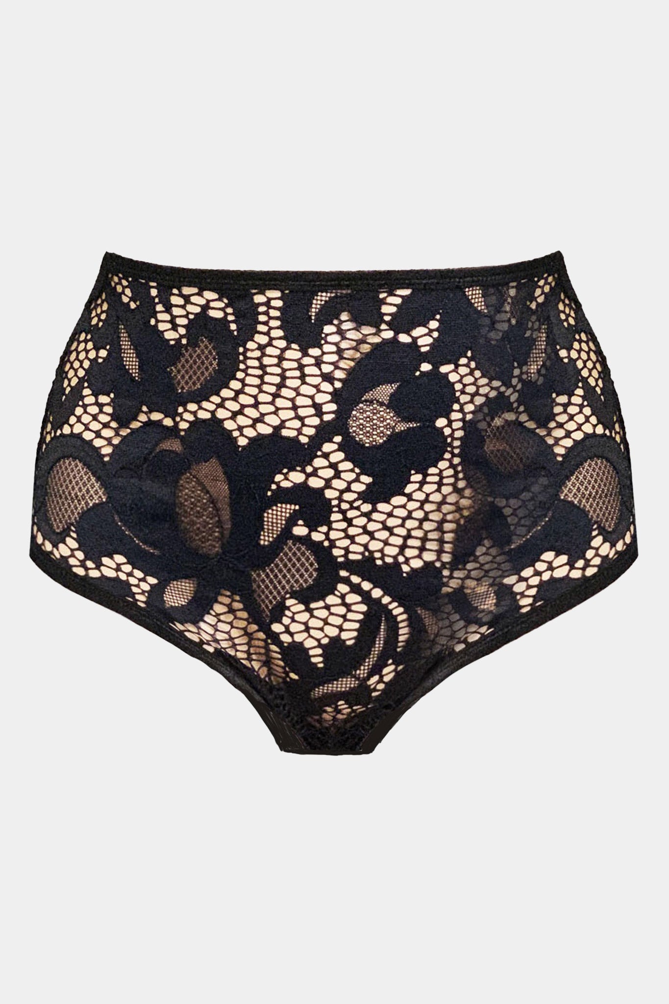 OBSESSION - BLACK - HIGH-WAISTED PANTY