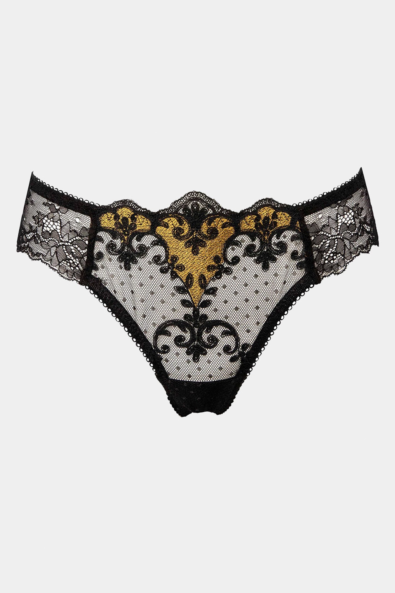 Olive - Black - Elegant string