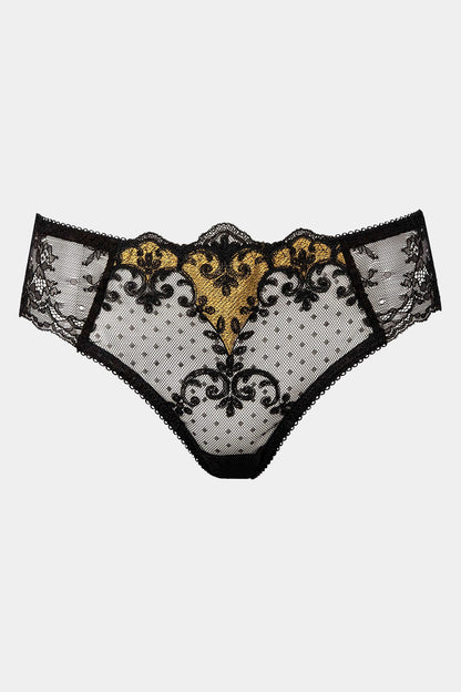 PANTY - OLIVE - BLACK