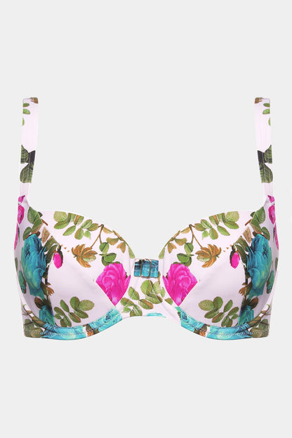 SEMI BRA SWIM - ROSALINDA - WHITE PRINT