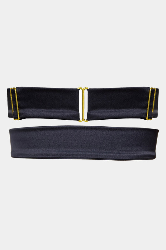 GARTER - ROYAL SAPPHIRE - BLACK
