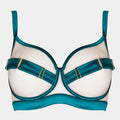 Royal Sapphire - Green - Underwired soft cup bra