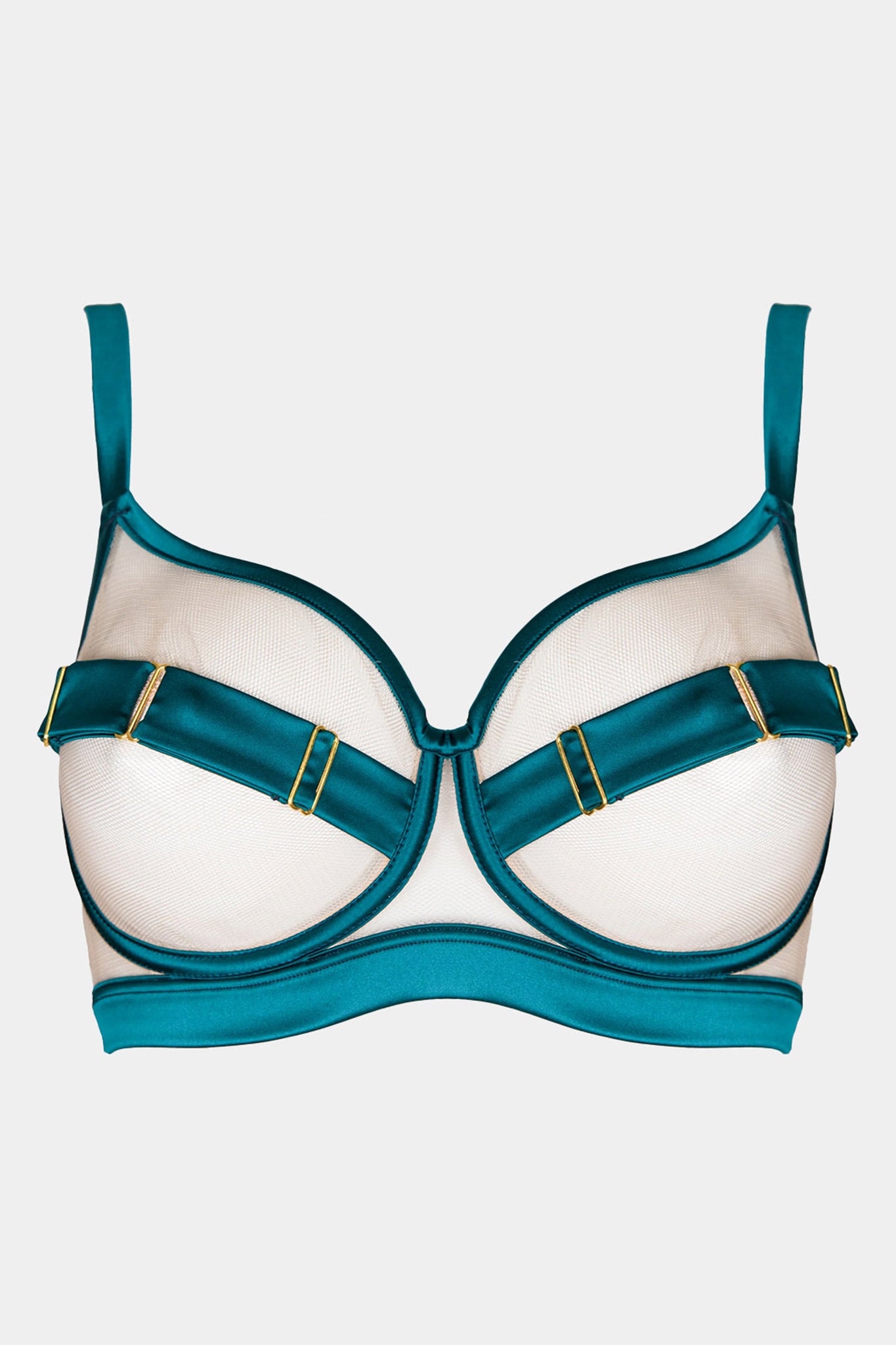 Royal Sapphire - Green - Underwired soft cup bra