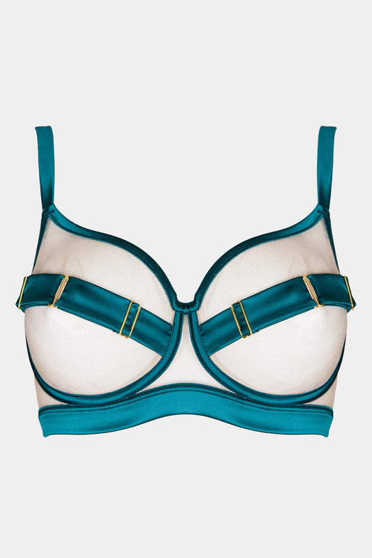 SOFT CUP BRA - ROYAL SAPPHIRE - GREEN