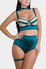 Royal Sapphire - Green - High-waist panty