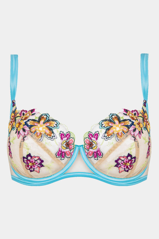 SOFT CUP BRA - SUMMER SOUL - BLUE
