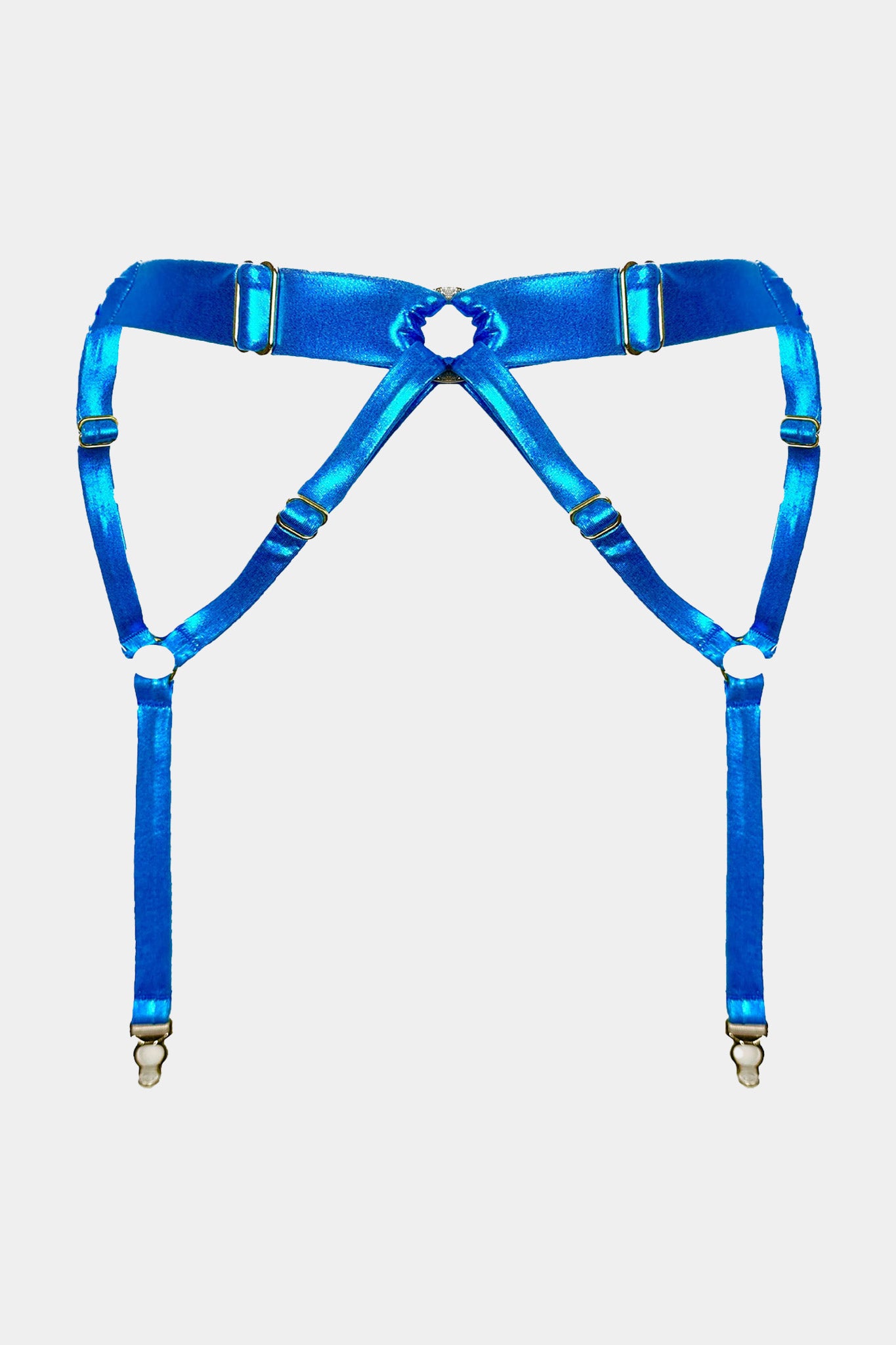 TIFFANY - BLUE - SUSPENDER BELT