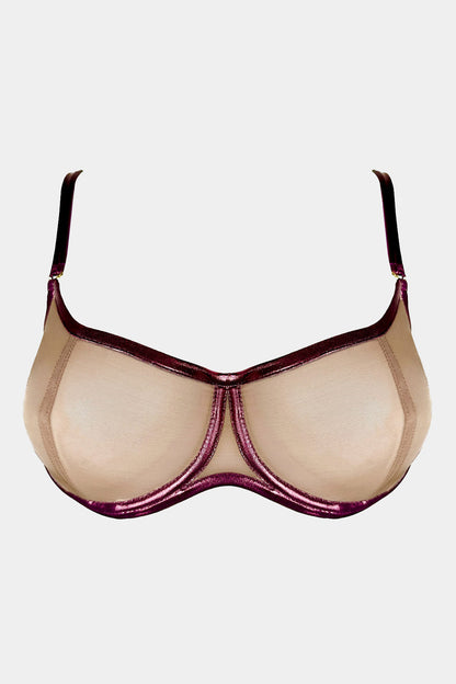 SOFT CUP BRA - TIFFANY - PLUM