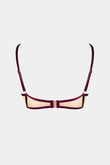 SOFT CUP BRA - TIFFANY - PLUM