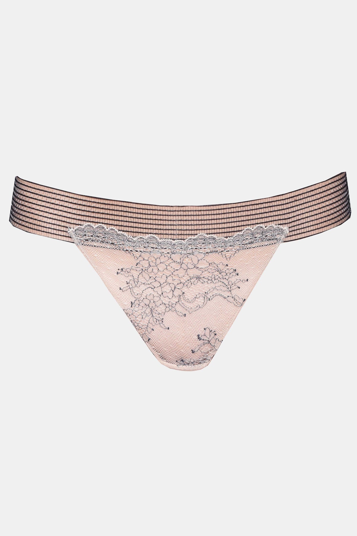 Tattoo Nude lace thong - Nude