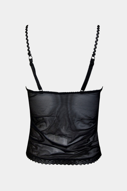 TOP - BON PARIS - BLACK